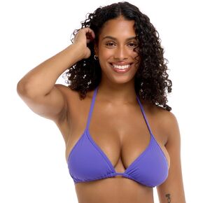 Eidon Women's Standard Kali Triangle Slider Bikini Top Swimsuit, Polu