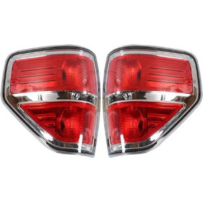 labwork LH+RH Tail Lights Replacement for 2009-2014 Ford F150 F-150 Rear Tail Lights Lamps Assembly Passenger and Driver Side