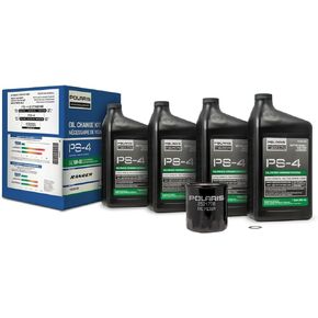 Polaris 2890882 PS-4 5W-50 Full Synthetic 4-Stroke G3 1500 Engine Oil Change Kit