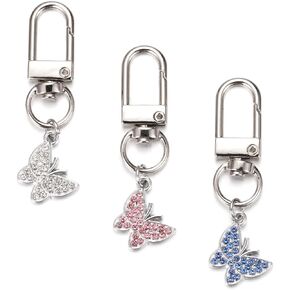 Small Sea Turtle Keychain 3pcs Set Cute Turquoise Blue Mini Lucky Key Chain for Women Pendant Bag Charm Car Key Ring