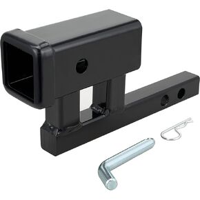 1-1/4" to 2" Hitch Adapter 1.25" to 2" Hitch Adapter Solid Shank 1.25" Trailer Hitch Adapter