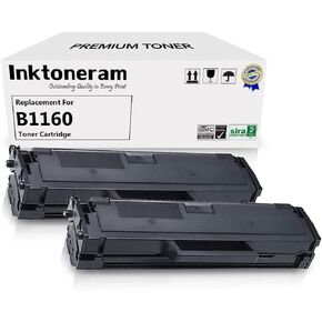 B1160 B1160w B1165nfw B1163w Compatible Toner Cartridges Replacement for Dell B1160 B1160w B1165nfw B1163w 331-7335 (Black, 2-Pack)