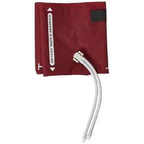 Welch Allyn REUSE-12-2SC FlexiPort Reusable Blood Pressure Cuffs with Two-Tube Screw-Type Connectors, Large Adult, Size 12
