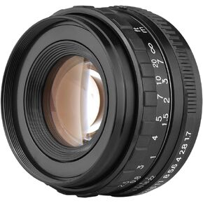 Andoer 50 mm F1.7 Wide Aperture Manual Focus Camera Lens Prime Lens PK Mount Replacement for Pentax K1 / K-1 Mark II Full Frame Cameras
