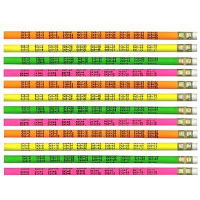 Moon Products® Multiplication Tables Pencils, Dozen