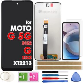 LCD Screen Replacement Touch Display Digitizer Assembly for Motorola Moto G 5G 2022|G 2022 XT2213-3 XT2213DL 6.5" (Not for G 5G 2021)