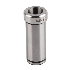 Morse Taper Drill Sleeve Reducing Adapter,D25- MT2 Carbon Steel CNC Lathe Cutter Sleeve for Drill Lathe Milling Tool Holder 25mm / 1in