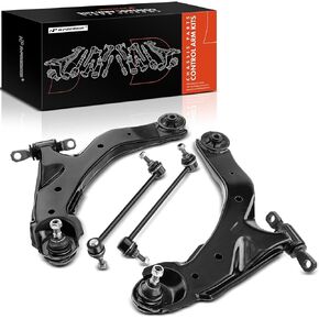 A-Premium 4Pcs Front Suspension Kit, Lower Control Arm, Sway Bar Link, Compatible with Kia Spectra 2004-2009, Spectra5 2005-2009