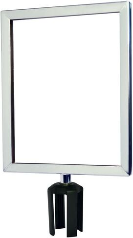 FRAME-HDSC-1P-1114HD-V - إطار مع علامة للخدمة الشاقة مخروط مصقول بالكروم 11x14 عمودي للخدمة الشاقة in Kuwait