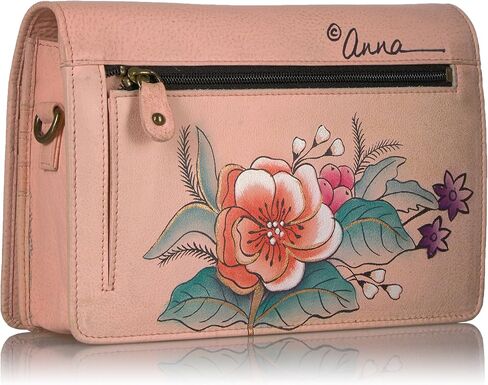 Anna by Anuschka Women's Hand-Painted Leather Two Fold Wallet on a String in Saudi Arabia