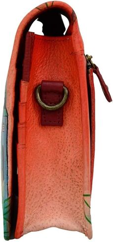 Anna by Anuschka Women's Hand-Painted Leather Two Fold Wallet on a String in Kuwait