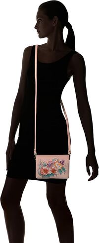 Anna by Anuschka Women's Hand-Painted Leather Two Fold Wallet on a String in Saudi Arabia