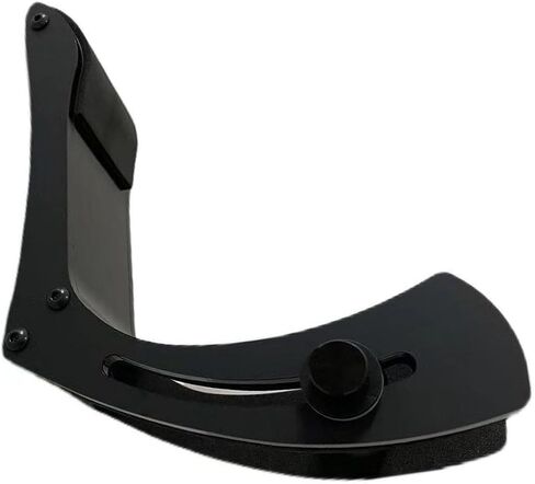 Guitar Support Electric Guitar Rest Adjustable Professional Electric Guitar Foot Stool Plastic and Metal Guitar Footstool Leg Stand Guitar Lifter for Guitar Players Black in Saudi Arabia