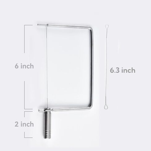 5 pcs Cheese Slicer Replacement Wires for Block Cheese Cutting & Slicing, 4.9 inches Long-Compatible with 5 inches Cheese Slicer & Cutter (5 inches 5pcs) in Saudi Arabia