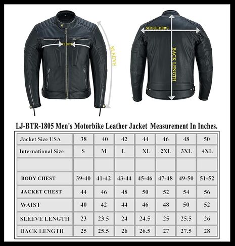 سترة جلدية عالية الجودة للرجال للدراجات النارية مزودة بسحّاب لحماية الدراجة النارية in Kuwait