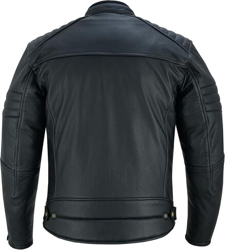 سترة جلدية عالية الجودة للرجال للدراجات النارية مزودة بسحّاب لحماية الدراجة النارية in Kuwait