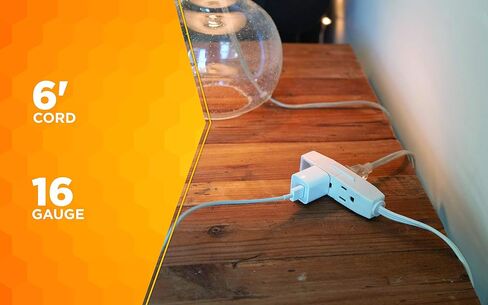 Woods 385 0385 SJTW Yard Master Deck Extension Cord أقدام بيج، 40 قدم، قدم in Kuwait