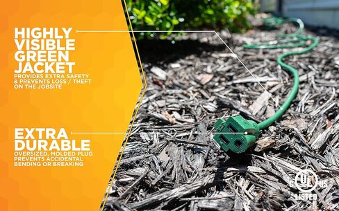 Woods 385 0385 SJTW Yard Master Deck Extension Cord أقدام بيج، 40 قدم، قدم in Kuwait