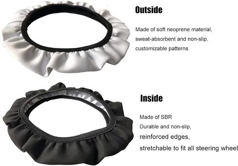 Red Aztec Steering Wheel Cover Native Indian Auto Interior Universal Car Accessories Neoprene Anti-Slip Car Steering Wheel Cover in Saudi Arabia