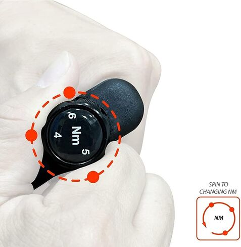 مفتاح عزم دوران الدراجة قابل للتعديل من سكويكي - قرص 4، 5، 6 نانومتر، يتضمن 3، 4، 5 مم سداسية وT 25، أداة دراجة عالية الجودة لدراجات الطرق والجبال، إصلاح وصيانة in Kuwait