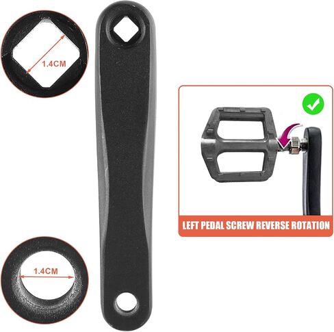 Chumia 4 Pcs Bike Crank Removal Tool Including 1 Pc Bike Crank Extractor 1 Pc Bottom Bracket Remover 1 Pc 16mm Spanner 1 Pc Crank Arm Left Bike Repair Tool Kit for MTB Mountain Bike Road Bike in Saudi Arabia