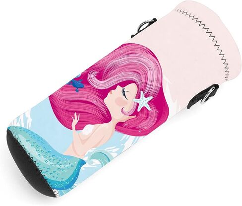 AMARY 1000ML Neoprene Water Bottle Carrier Bag with Adjustable Shoulder Strap,Insulated Water Bottle Cover for Stainless Steel/Glass/Plastic Bottles 34OZ (Birds) in Saudi Arabia