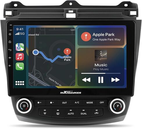[Upgrade] maXpeedingrods Car Stereo Radio for Honda Accord 7th 2003 2004 2005 2006 2007 with Wireless Apple CarPlay Android Auto, 10.1 inch Touch Screen Head Unit, Android 12, Mirrorlink, Bluetooth in Saudi Arabia