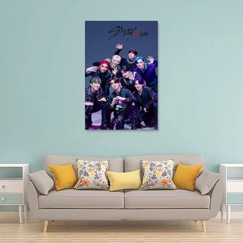 غلاف ألبوم الموسيقى NaSsui ملصق ضال للأطفال مجموعة الأولاد الكوريين جدار الفن الديكور قماش ملصق غرفة نوم الفن غير المؤطرة 12 × 18 بوصة (30 × 45 سم) in Kuwait