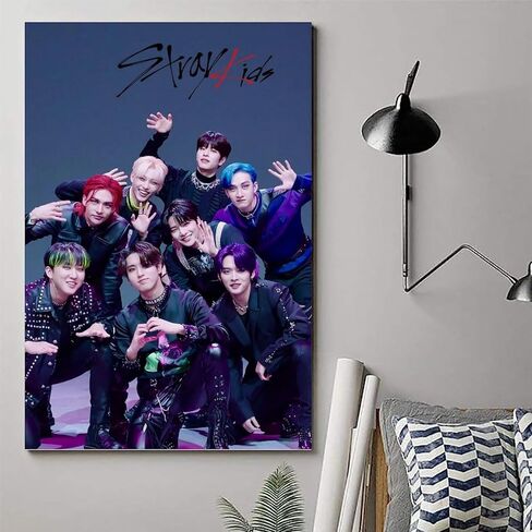 غلاف ألبوم الموسيقى NaSsui ملصق ضال للأطفال مجموعة الأولاد الكوريين جدار الفن الديكور قماش ملصق غرفة نوم الفن غير المؤطرة 12 × 18 بوصة (30 × 45 سم) in Kuwait