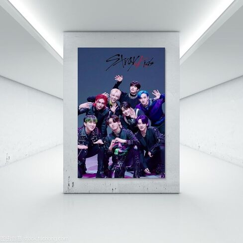 غلاف ألبوم الموسيقى NaSsui ملصق ضال للأطفال مجموعة الأولاد الكوريين جدار الفن الديكور قماش ملصق غرفة نوم الفن غير المؤطرة 12 × 18 بوصة (30 × 45 سم) in Kuwait