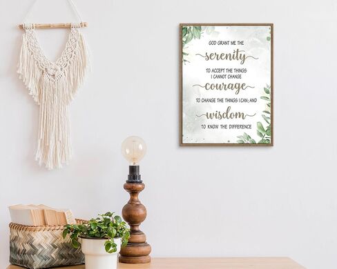 Kas Home Ten Commandments جدار ديكور الكتاب المقدس آية قماش جدار الفن تحفيزي اقتباسات إيجابية مؤطرة عمل فني ديكور هدية لغرفة المعيشة غرفة النوم (أبيض - العشرة، 12 × 15 بوصة) in Kuwait
