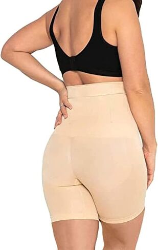 Conturve High Waisted Body Shaper Shorts - Shapewear for Women Tummy Control Small to Plus-Size in Saudi Arabia