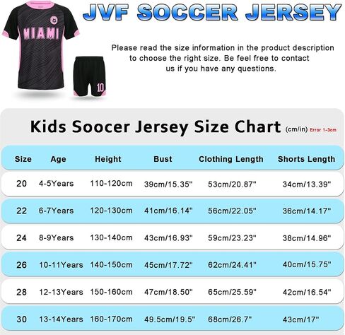 Soccer Jerseys for Kids Boys Girls Youth for Sport Football Training Uniform Soccer Fans Shirt Gift Kit Set in Saudi Arabia
