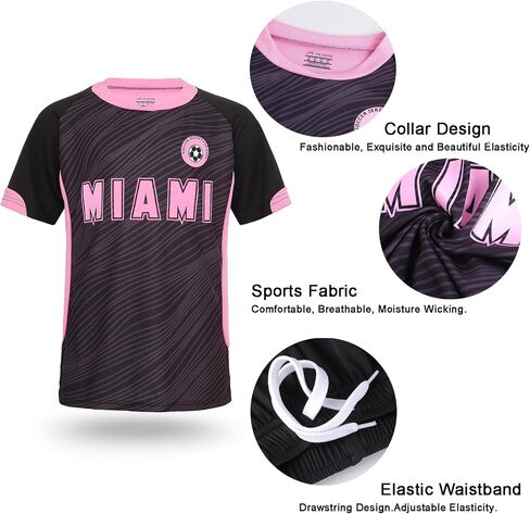 Soccer Jerseys for Kids Boys Girls Youth for Sport Football Training Uniform Soccer Fans Shirt Gift Kit Set in Saudi Arabia