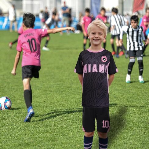 Soccer Jerseys for Kids Boys Girls Youth for Sport Football Training Uniform Soccer Fans Shirt Gift Kit Set in Saudi Arabia