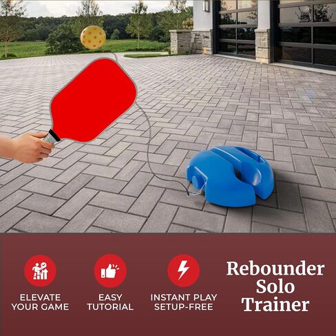 Pickleball Net Portable Outdoor, 22 Foot Official Regulation Size Pickle Ball Net System with Carrying Bag and Bonus Solo Practice Rebounder in Saudi Arabia
