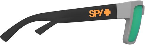 SPY Unisex-Adult Round Montana Matte Gray/Translu Black Happy Brnz Light GRN Mirror, Multi, One Size in Saudi Arabia