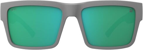 SPY Unisex-Adult Round Montana Matte Gray/Translu Black Happy Brnz Light GRN Mirror, Multi, One Size in Saudi Arabia