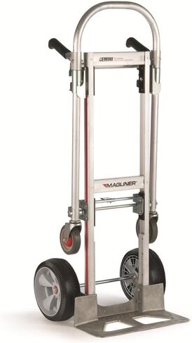 شاحنة يدوية قابلة للتحويل Magliner GMK16UAE، عجلات صغيرة متشابكة، سعة تحميل 500 رطل، طول 47-1/2 بوصة × عرض 21 بوصة × ارتفاع 51 بوصة in Kuwait