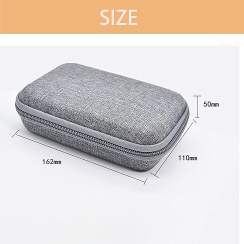 Case for Anker MagGo 3-in-1 Charging Station.Foldable Magnetic Charging Station Storage Holder Bag for Apple Watch USB-C Charger Cable and Adapter Grey in Saudi Arabia
