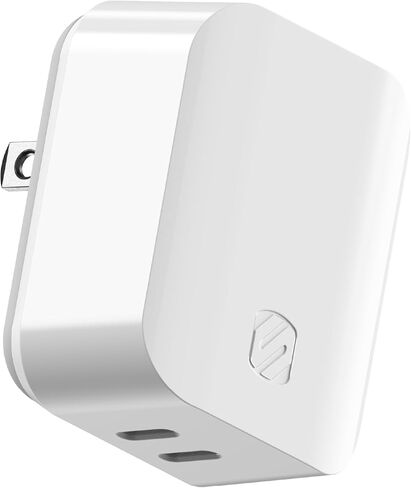 Scosche HPDC20-SP Fast Charger PowerVolt 20W Mini Cube USB-C, Wall Adapter for Phone, 4X Faster Power Charge, Portable Outlet Plug, Black in Saudi Arabia
