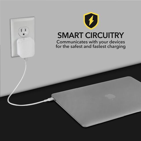 Scosche HPDC20-SP Fast Charger PowerVolt 20W Mini Cube USB-C, Wall Adapter for Phone, 4X Faster Power Charge, Portable Outlet Plug, Black in Saudi Arabia