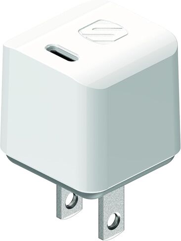 Scosche HPDC30MWT-SP Powervolt 30W USB Type-C Wall Charger Compatible with Power Delivery 3.0, 2.0, and Standard USB-C Devices, Fast Charging, White in Kuwait