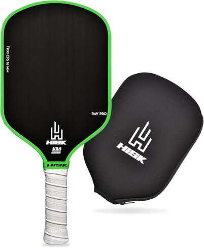 RAV PRO Pickleball Paddle - Ultimate HIGH END 16mm Japanese Toray T700 Raw Carbon Fiber CFS w/Excellent GRIT Roughness Texture, Aero Dynamic Curve, USAPA Approved, Non Slip Grip in Saudi Arabia