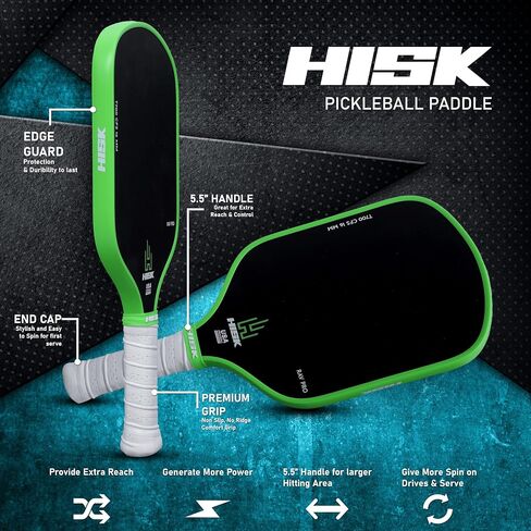 RAV PRO Pickleball Paddle - Ultimate HIGH END 16mm Japanese Toray T700 Raw Carbon Fiber CFS w/Excellent GRIT Roughness Texture, Aero Dynamic Curve, USAPA Approved, Non Slip Grip in Saudi Arabia