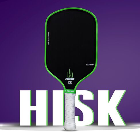 RAV PRO Pickleball Paddle - Ultimate HIGH END 16mm Japanese Toray T700 Raw Carbon Fiber CFS w/Excellent GRIT Roughness Texture, Aero Dynamic Curve, USAPA Approved, Non Slip Grip in Saudi Arabia