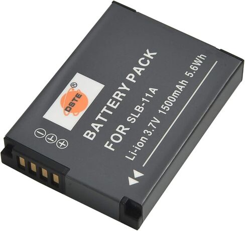 استبدال DSTE لبطارية 2X SLB-11A + محول شاحن سيارة DC23 متوافق مع Samsung WB650 WB700 WB1000 WB2000 CL65 CL80 EX1 HZ35W HZ50W ST1000 ST5000 ST5500 TL350 TL500 in Saudi Arabia