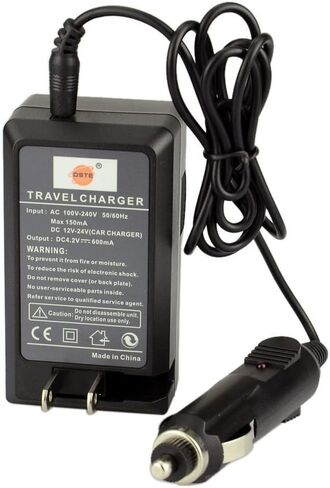 استبدال DSTE لبطارية 2X SLB-11A + محول شاحن سيارة DC23 متوافق مع Samsung WB650 WB700 WB1000 WB2000 CL65 CL80 EX1 HZ35W HZ50W ST1000 ST5000 ST5500 TL350 TL500 in Saudi Arabia
