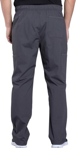 Men Scrubs Set Workwear Professionals WW695 V-Neck Top & WW190S Tapered Leg Fly Front Cargo Pant, Pewter- XL Top/XL Short Pant in Saudi Arabia