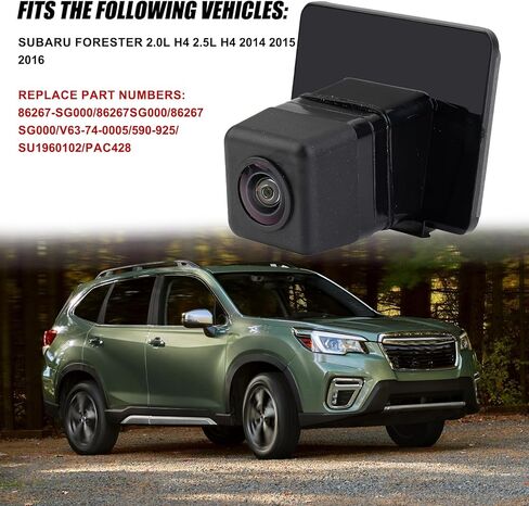 86267SG000 كاميرا احتياطية للرؤية الخلفية متوافقة مع كاميرا Subaru Forester 2014-2016 Outback Park Assist تحل محل # 86267-SG000 V63740005 in Kuwait